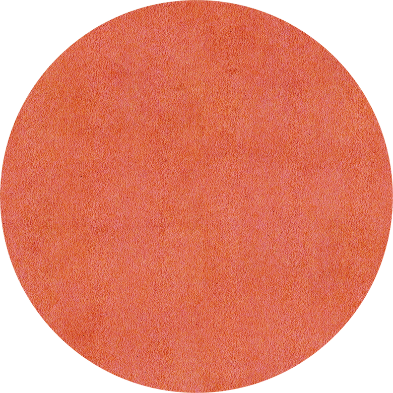 Orange vintage circle